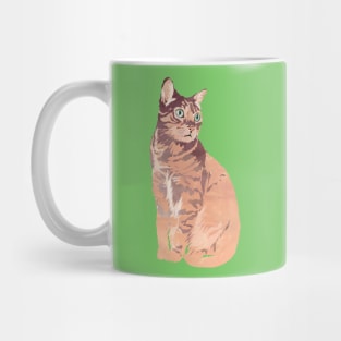 Pretty In Pale Pink Kitty Cat Mug